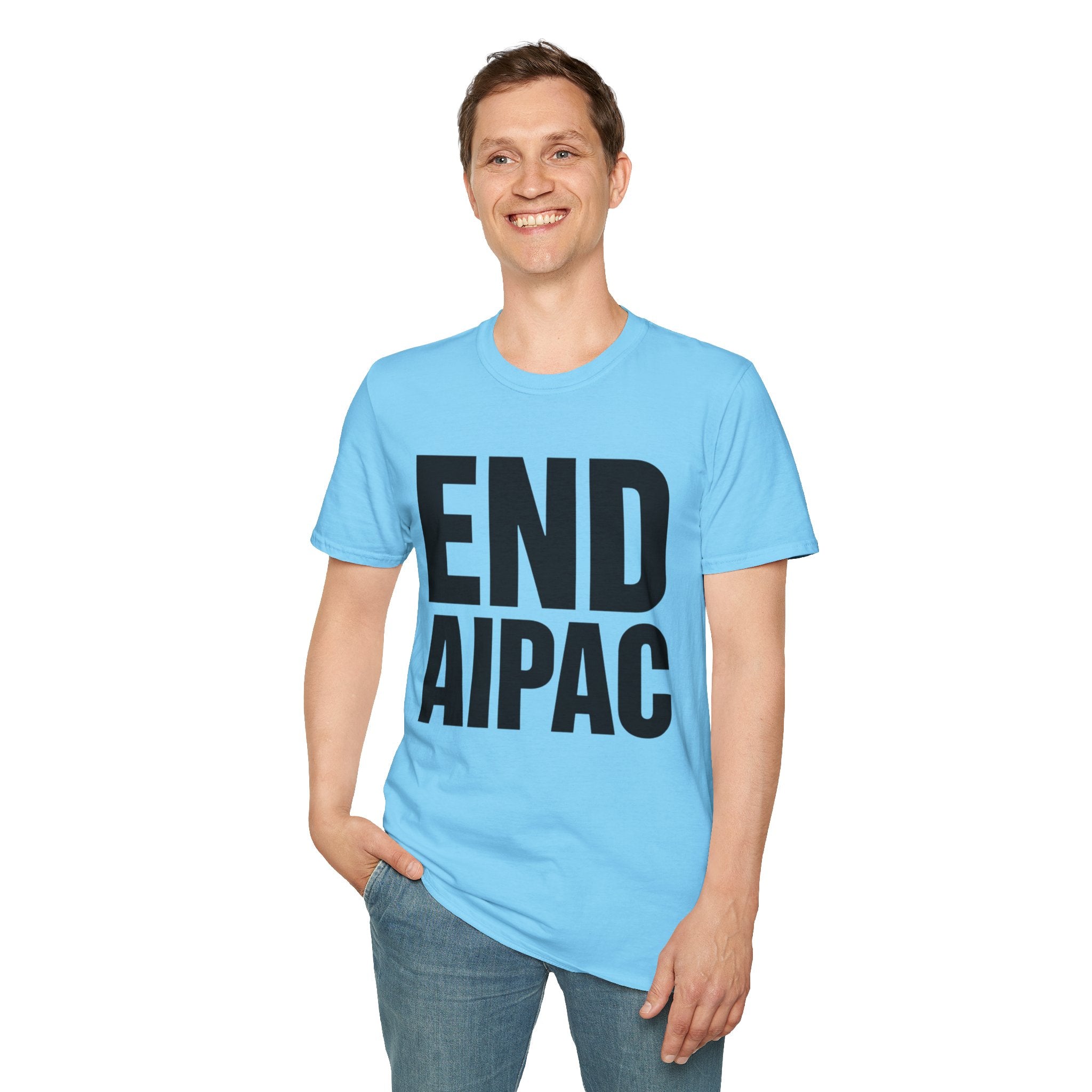 END AIPAC Bold Protest T-Shirt