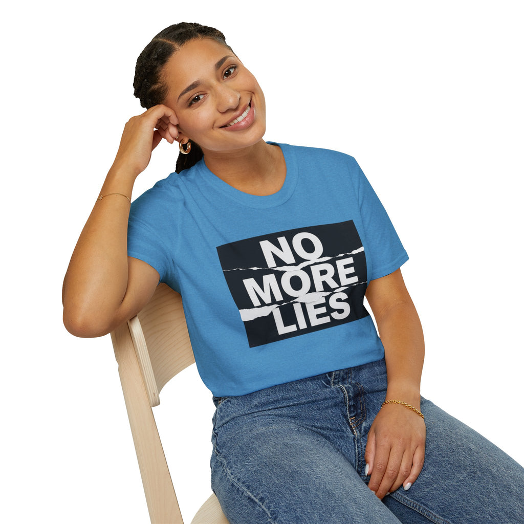 No More Lies T-Shirt — Bold Protest Graphic Tee