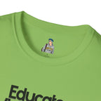 Teacher Advocate T-Shirt - Subtle Pride Educate Advocate Celebrate Design - EqualiTees.Me