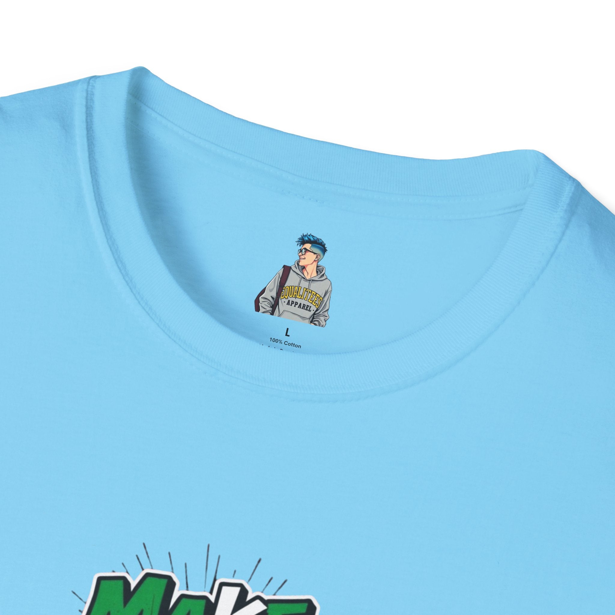 Make Good Trouble Unisex Softstyle T-Shirt | Fun Graphic Tee for Activists & Trendsetters