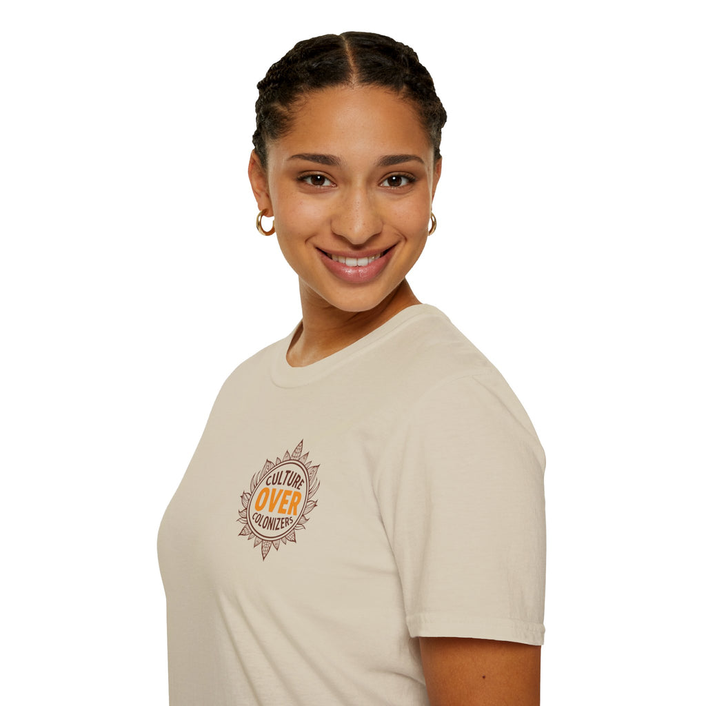 Culture Over Colonizers Unisex Softstyle T-Shirt