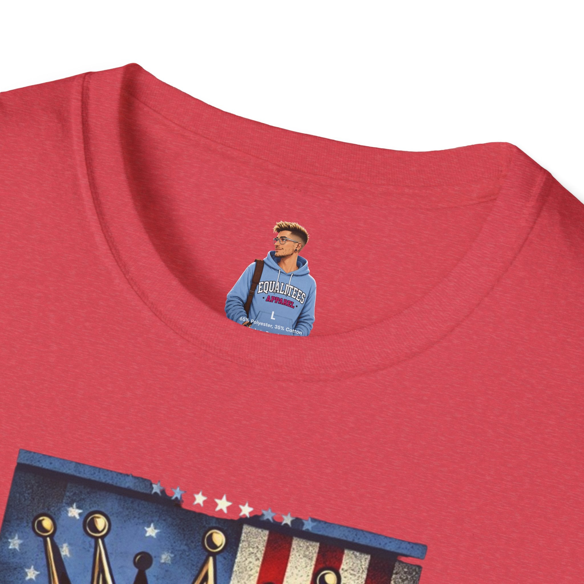 No Kings in America-Democracy Matters  Unisex Softstyle T-Shirt