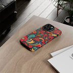Floral Paisley Tough Case for iPhone — Vibrant Protective Phone Cover