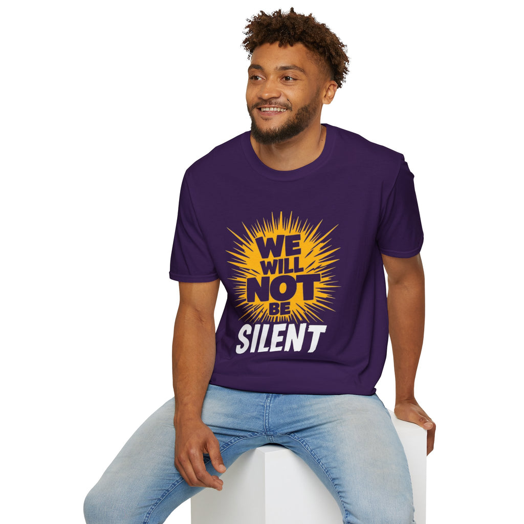Empowerment Graphic Tee - We Will Not Be Silent | Unisex Softstyle T-Shirt