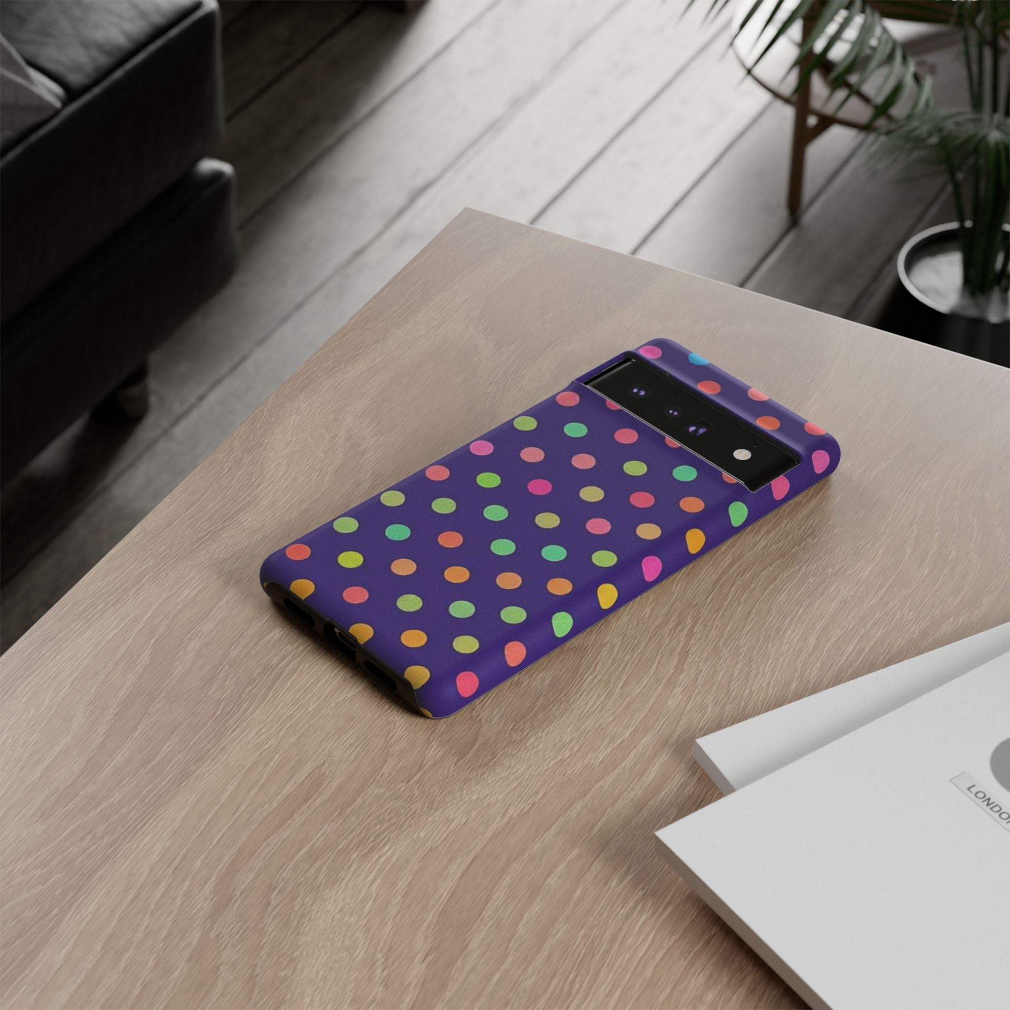Colorful Polka-Dot Tough Case for Android