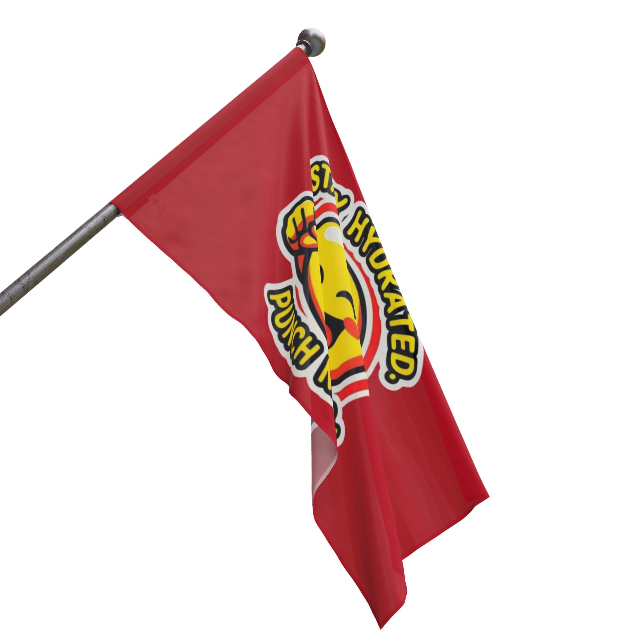 Stay Hydrated, Punch Nazis Emoji - Protest Flag