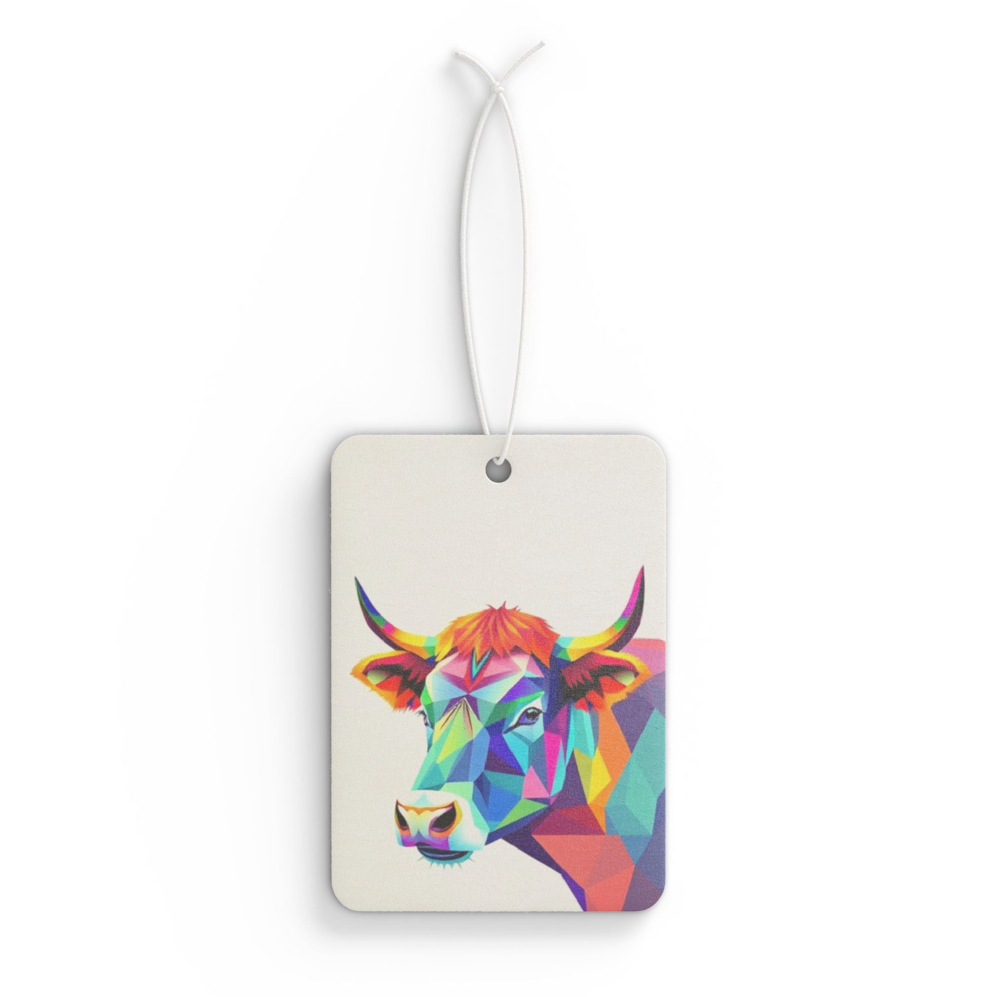 Fractal Bull - Car Air Freshener - Eclectic and Aromatic
