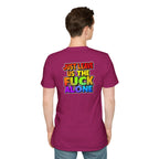 We are WHO We Are Just Leave Us tf Alone Pride Tee