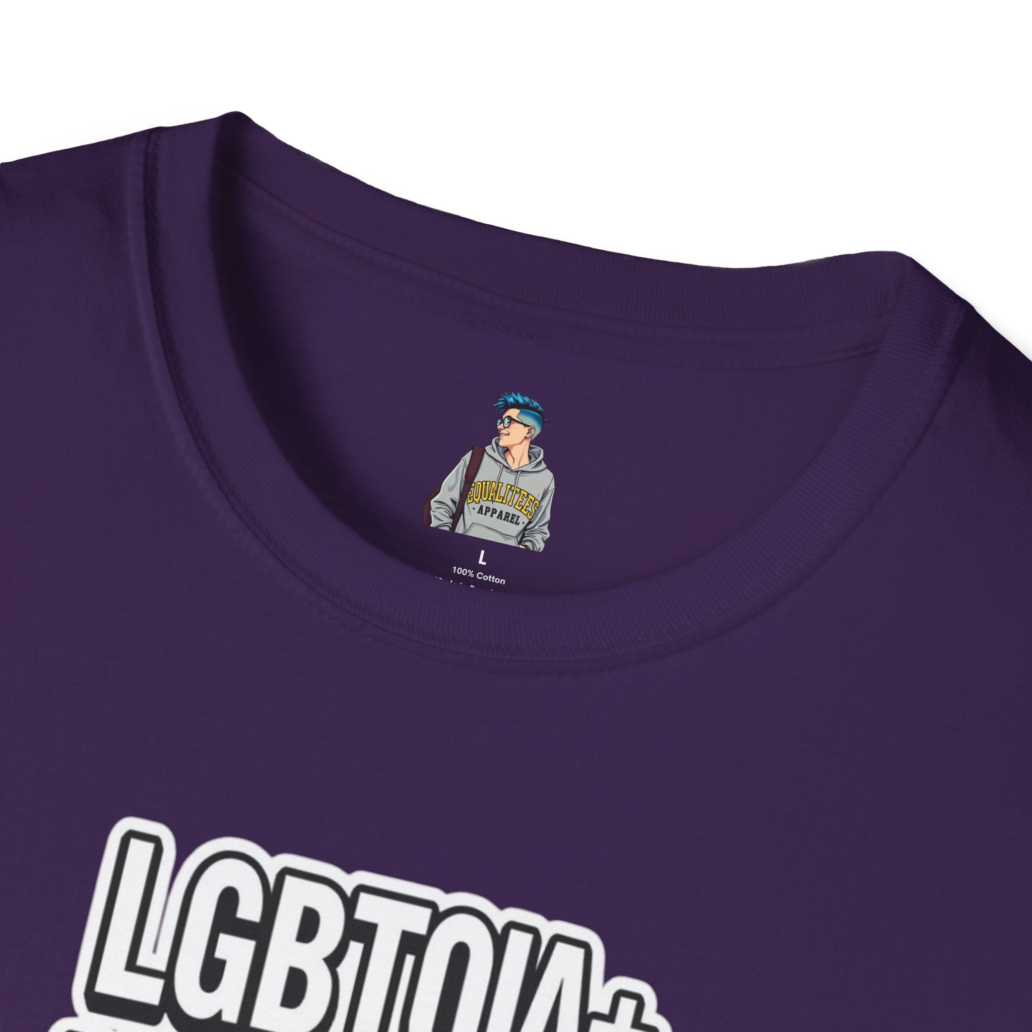 LGBTQIA+ History Is Now Unisex Softstyle T-Shirt