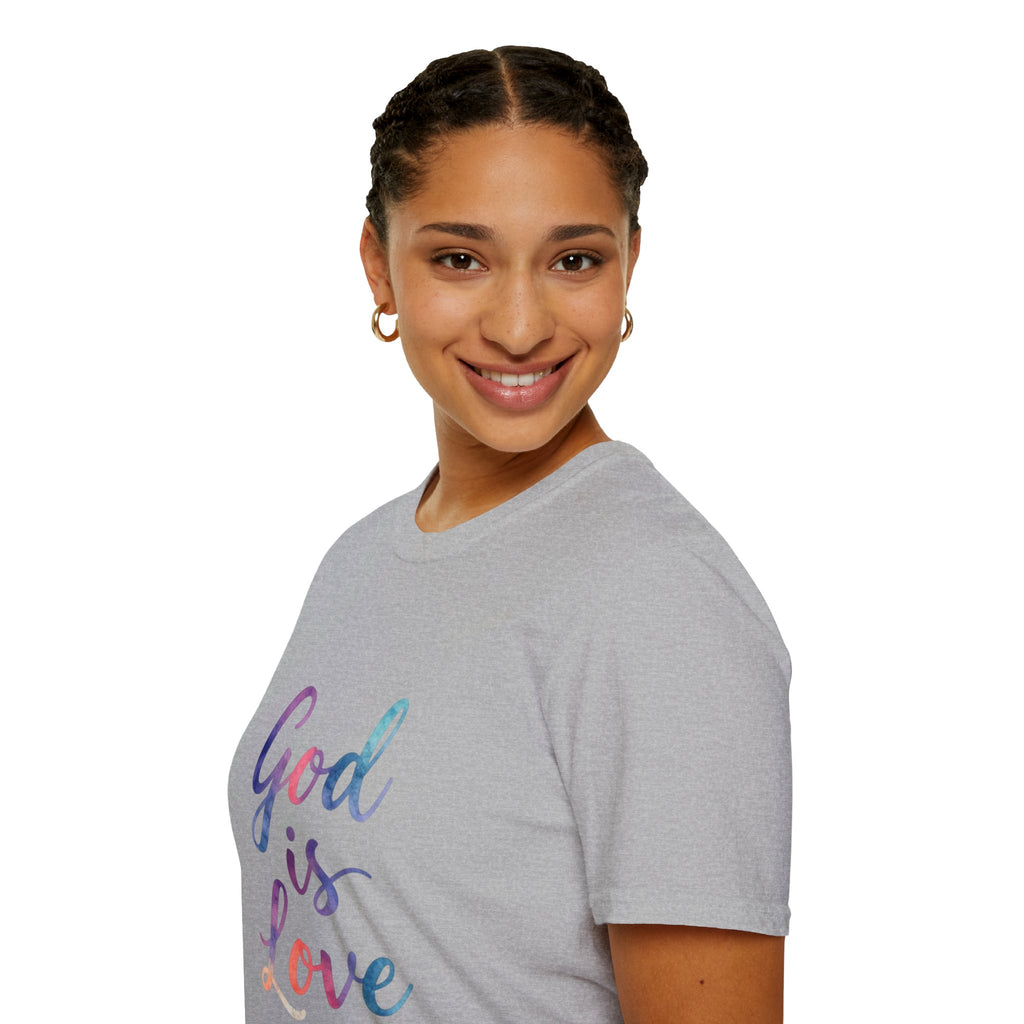 God Is Love T-Shirt — Colorful Tee