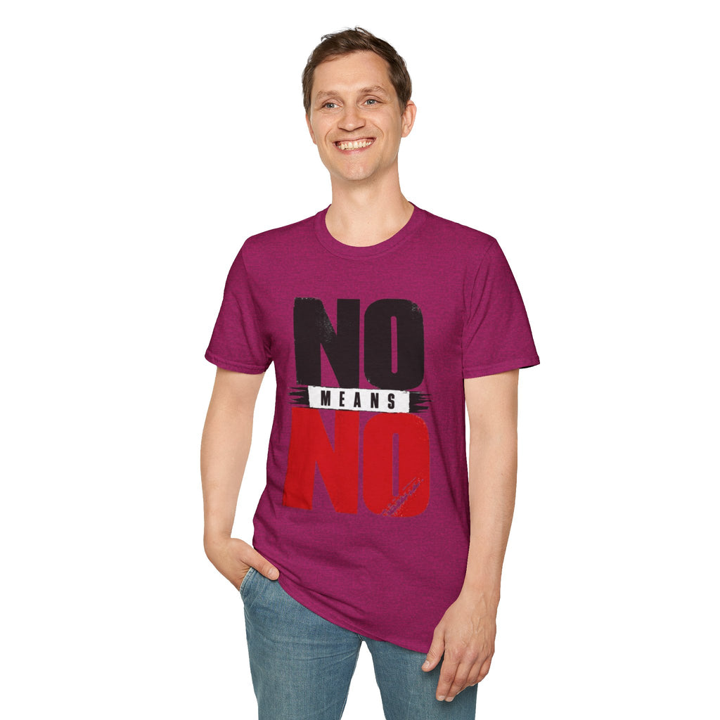 NO Means NO T-Shirt — Consent Awareness Graphic Tee