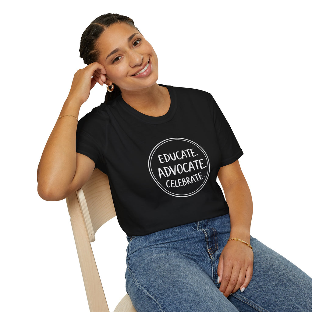 Subtle Pride Educate Advocate Celebrate