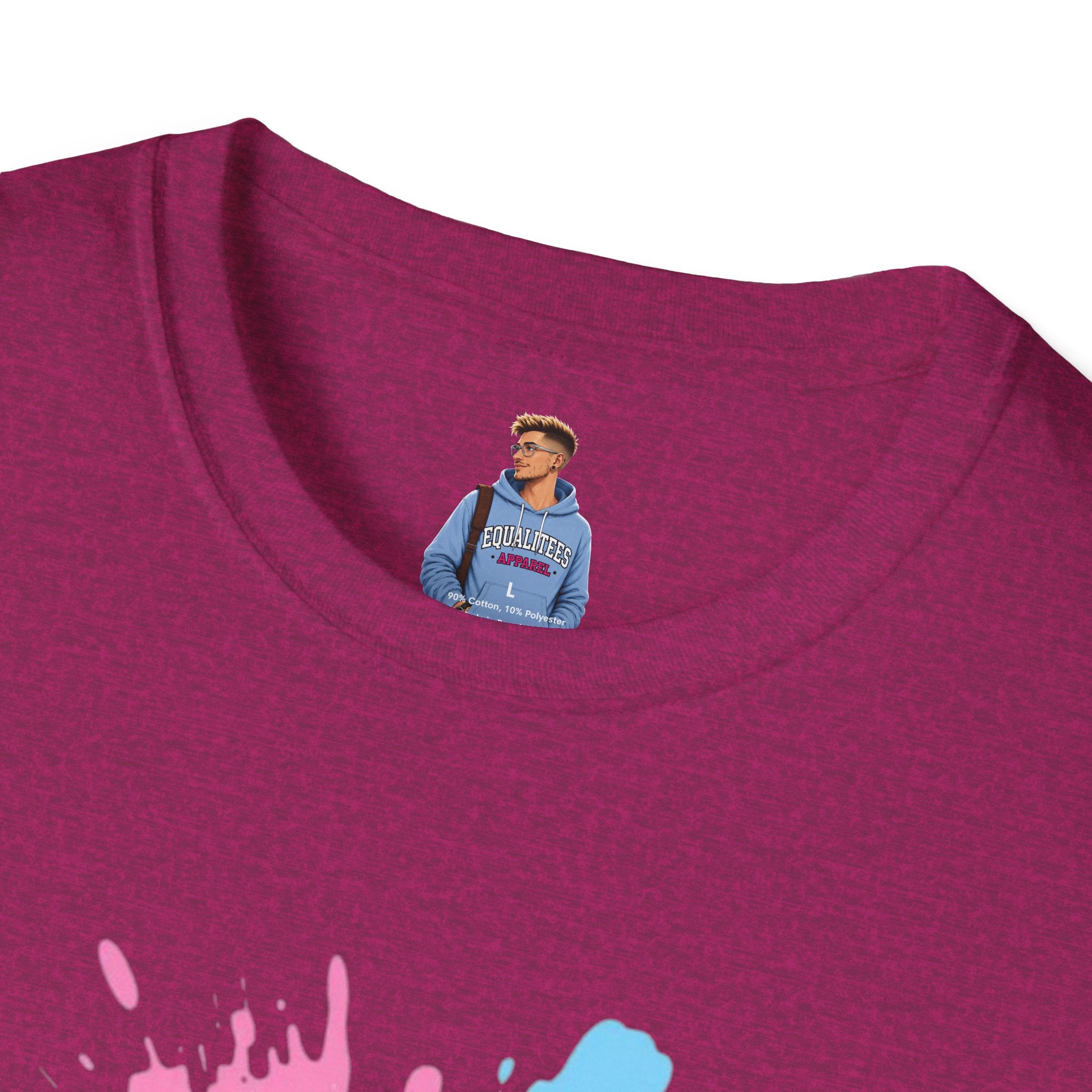 Protect Trans Kids Unisex Softstyle T-Shirt - Supportive LGBTQ+ Apparel