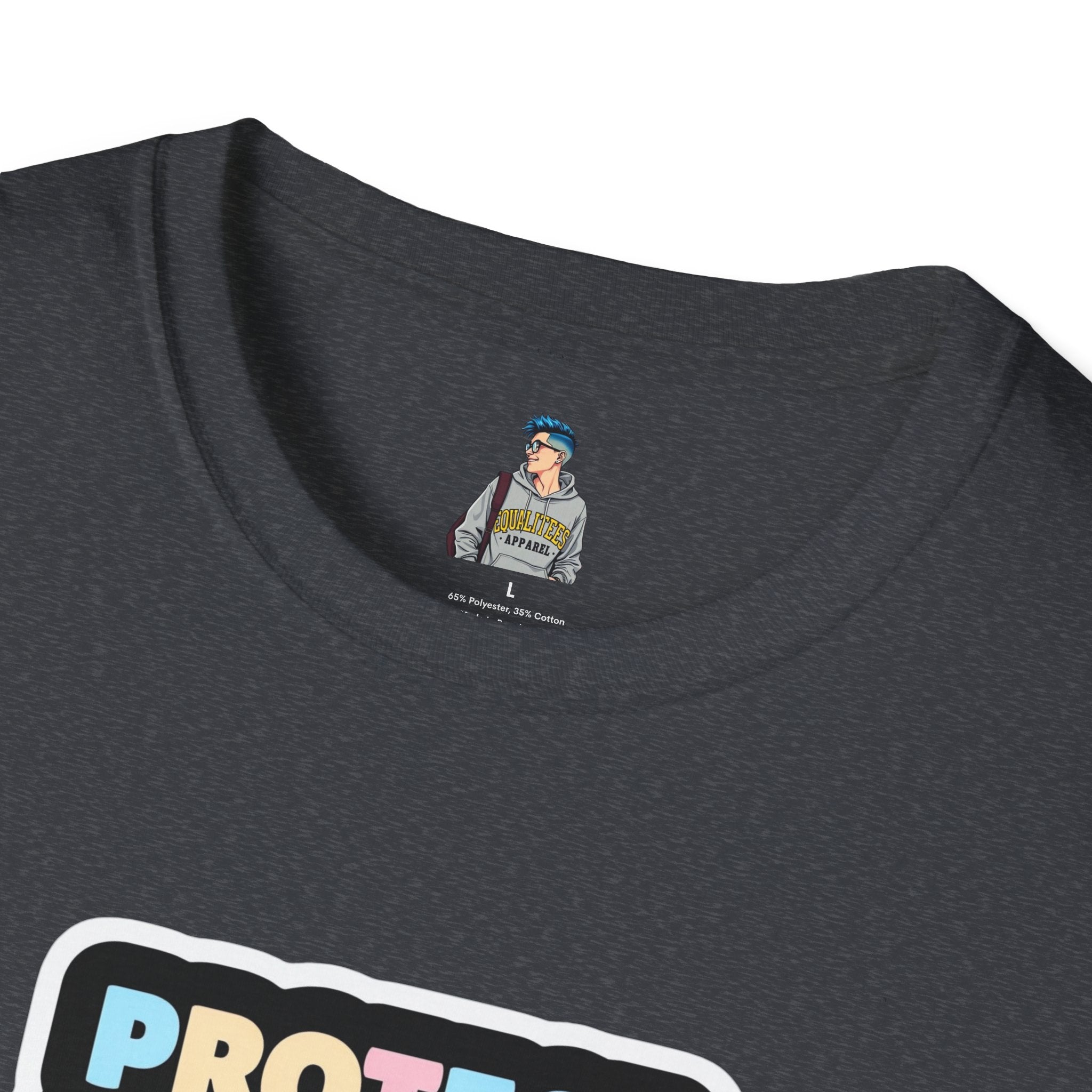"Protect Trans Kids" Unisex Softstyle T-Shirt - Empowerment & Pride Apparel