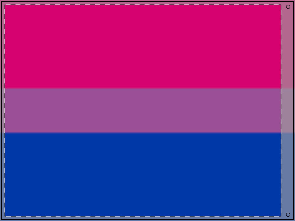 Double Sided Bisexual Pride Flag - Celebrate Inclusivity and Support LGBTQ+ Pride