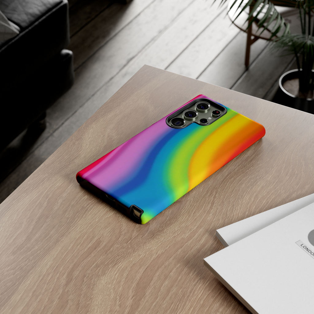 Rainbow Swirl Tough Case for Android