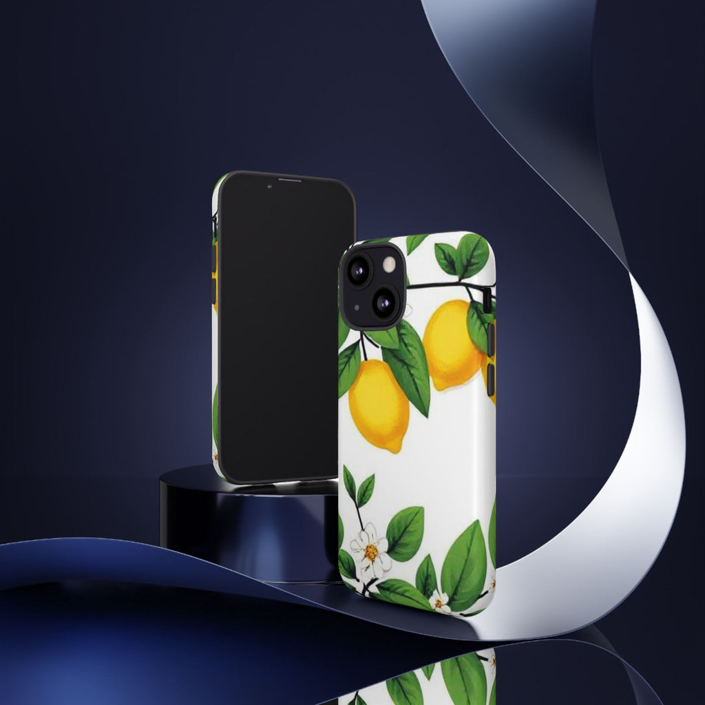 Lemon Blossom Tough Phone Case for iPhone