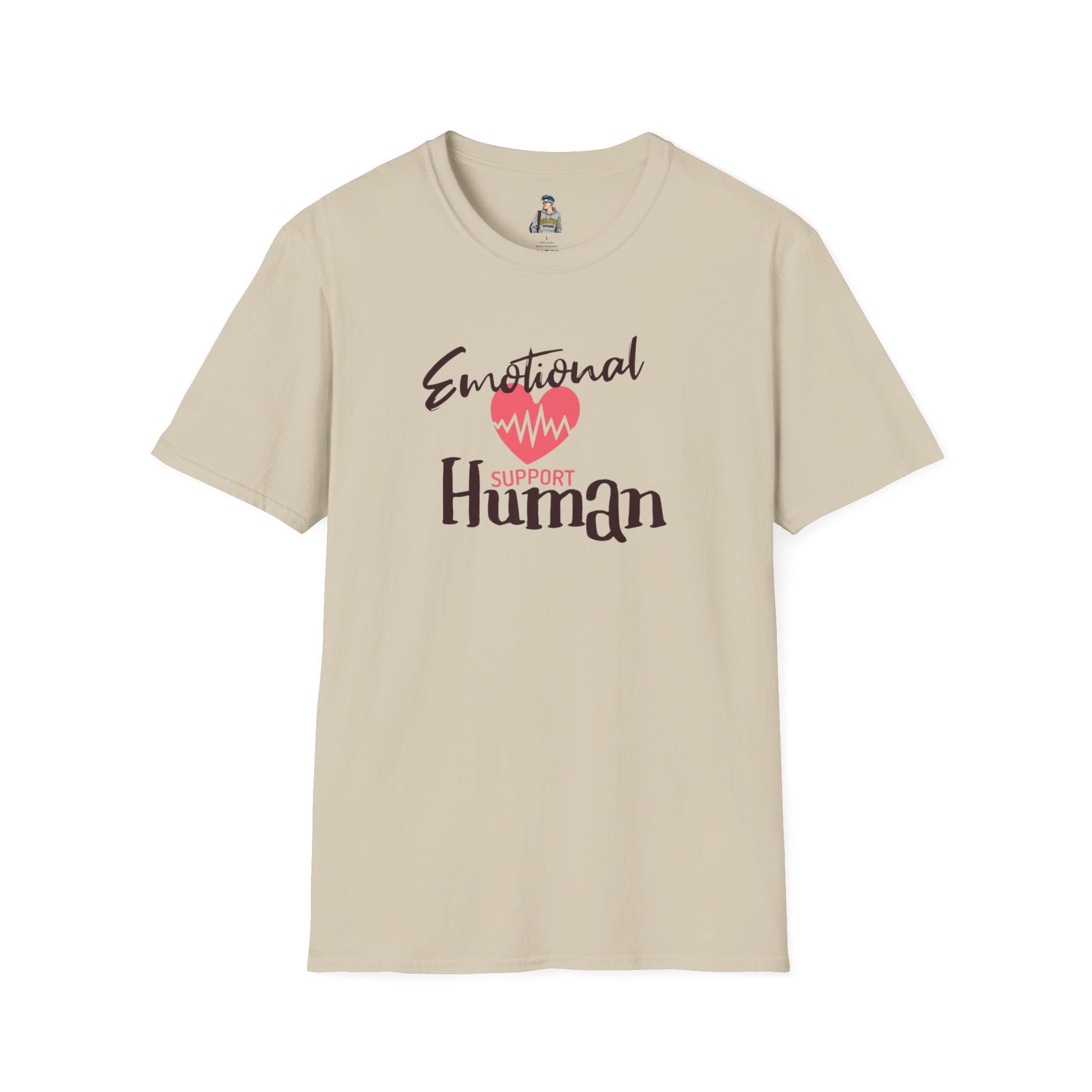 Emotional Support Human Unisex Softstyle T-Shirt
