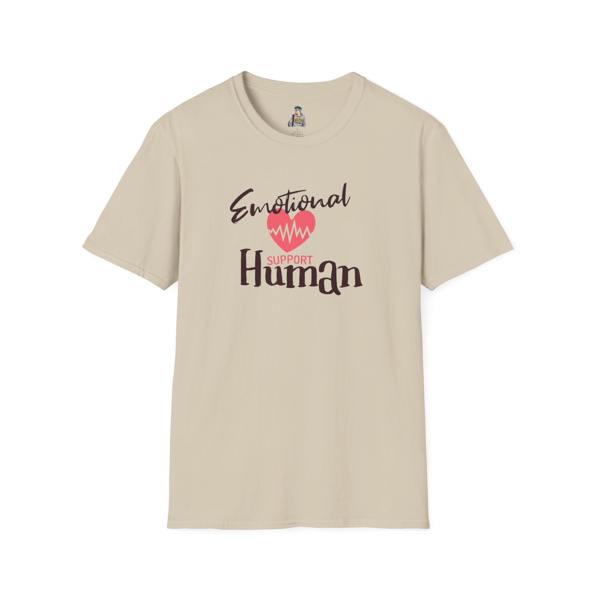 Emotional Support Human Unisex Softstyle T-Shirt