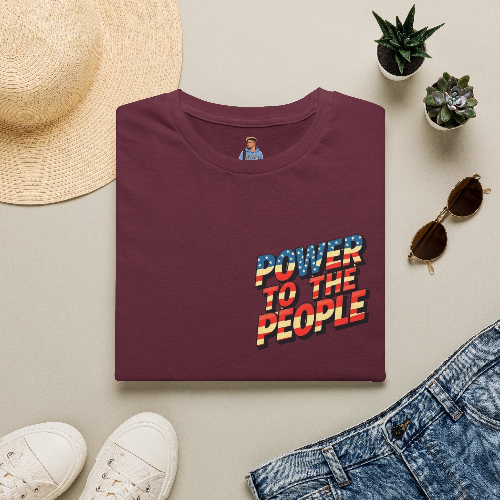 Power to the People Unisex Softstyle T-Shirt Classic Protest Tee