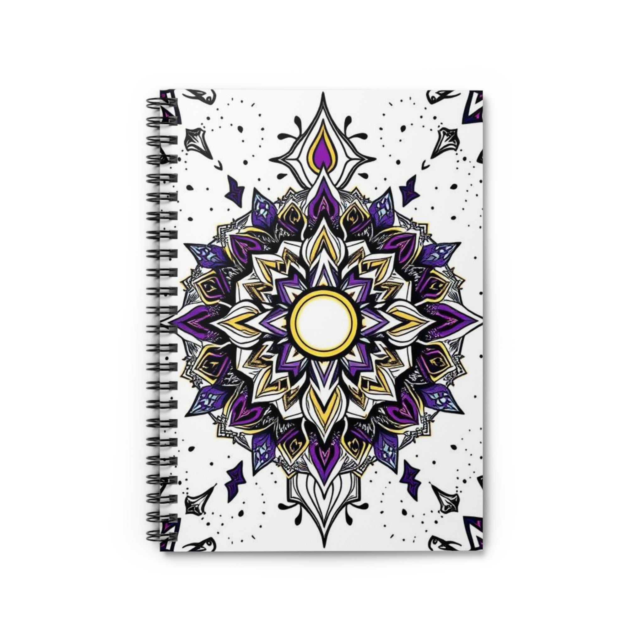 Purple Mandala Spiral Notebook - Perfect for Journaling & Note-Taking