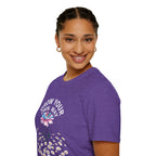 Grow Your Own Way Trans Pride Unisex T-Shirt - Floral Design for Garden Lovers