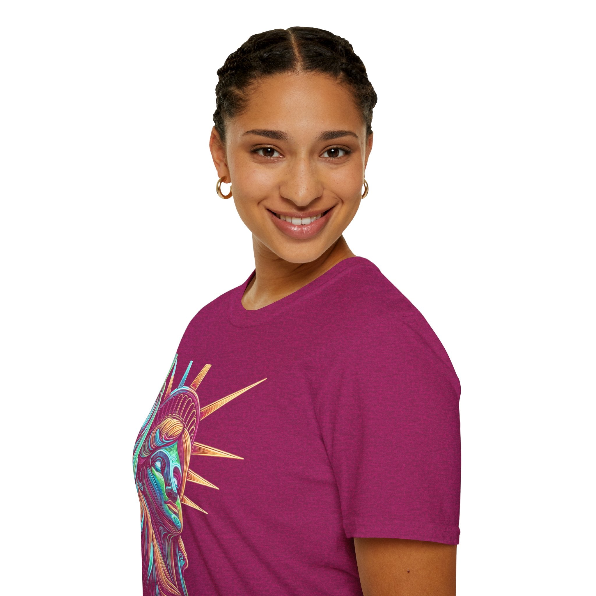Lady Liberty - Softstyle Unisex T-Shirt