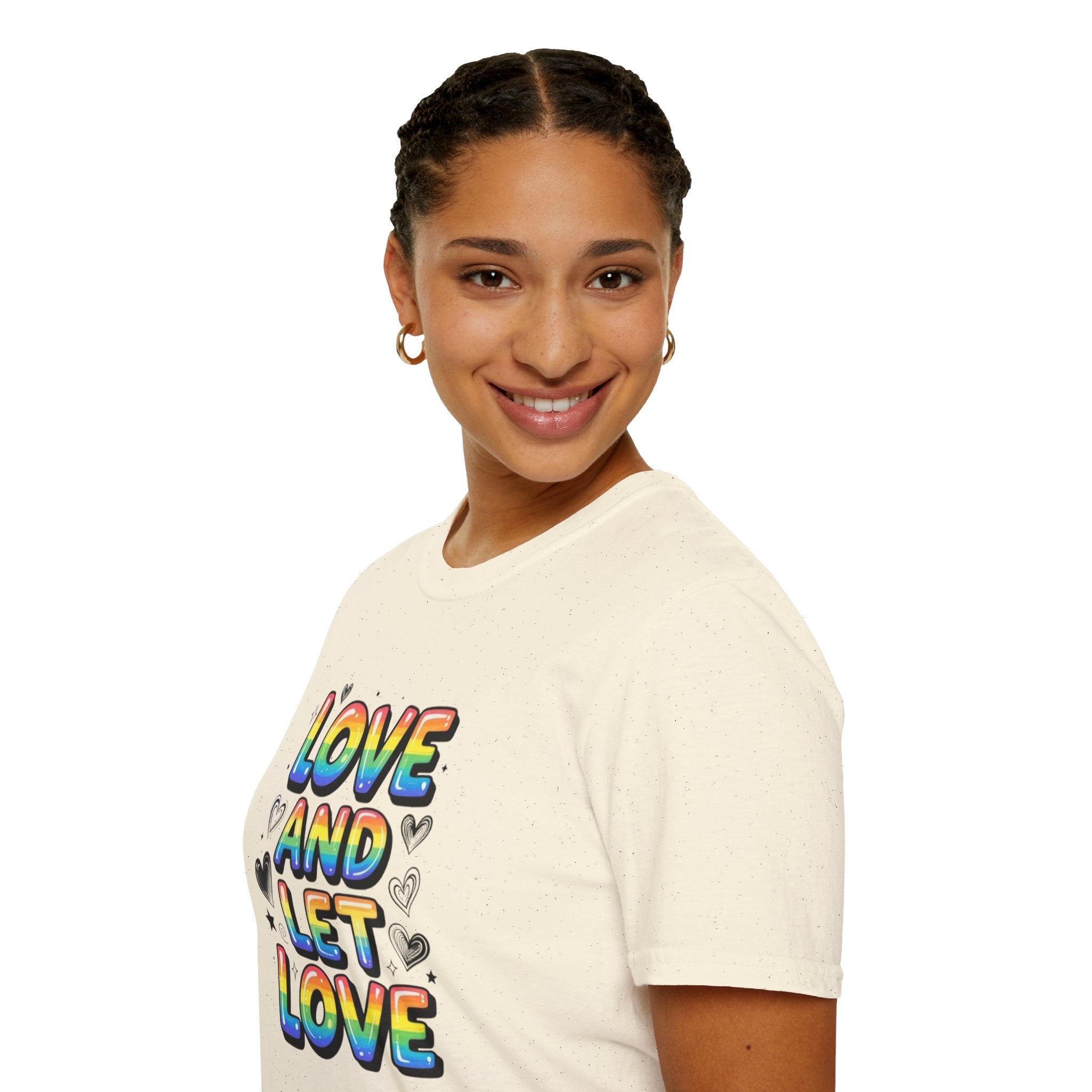 Love and Let Love T-Shirt —  Queer Pride Inspirational Tee
