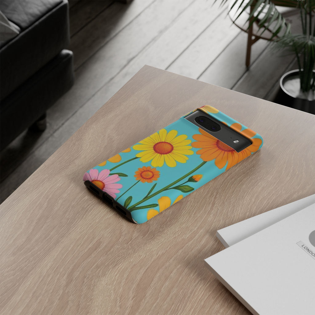 Floral Daisy Tough Case for Android