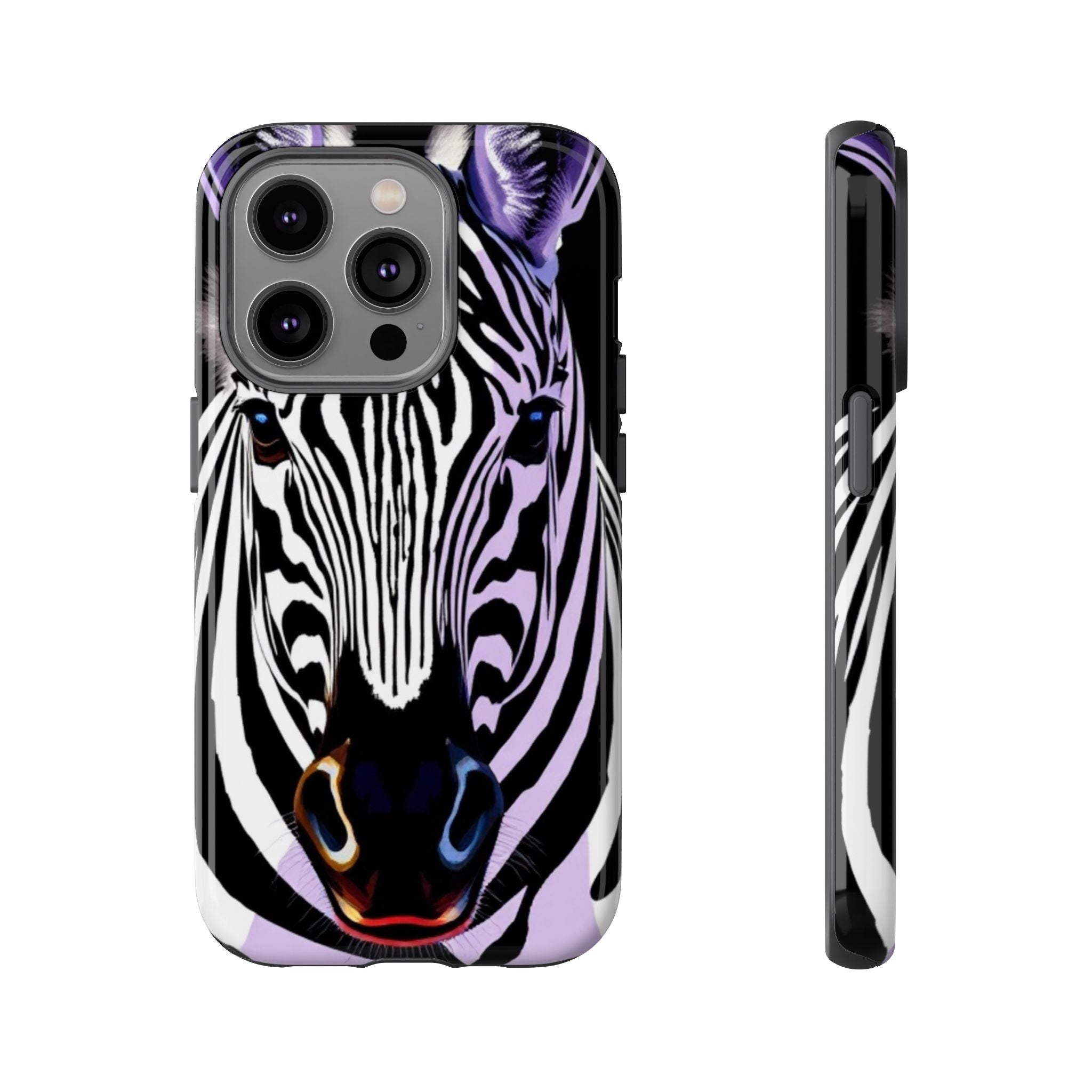 Android OR iPhone Compatible Cases - Zebra Design - Unique Tough Cases
