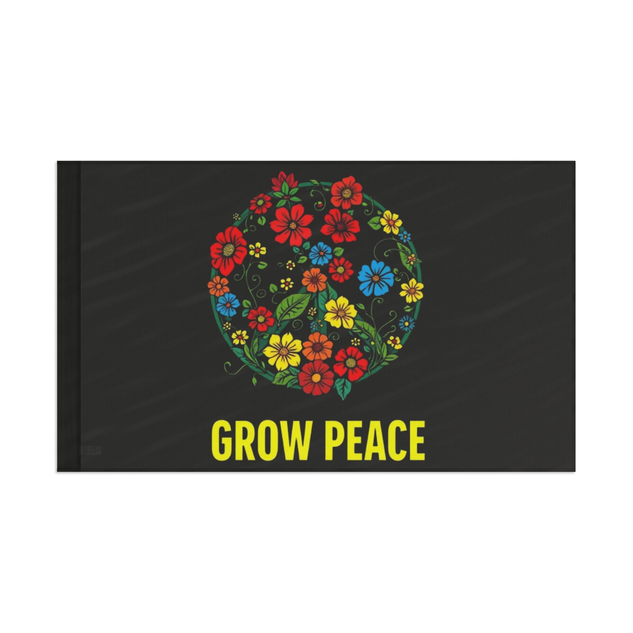 Floral Grow Peace Flag
