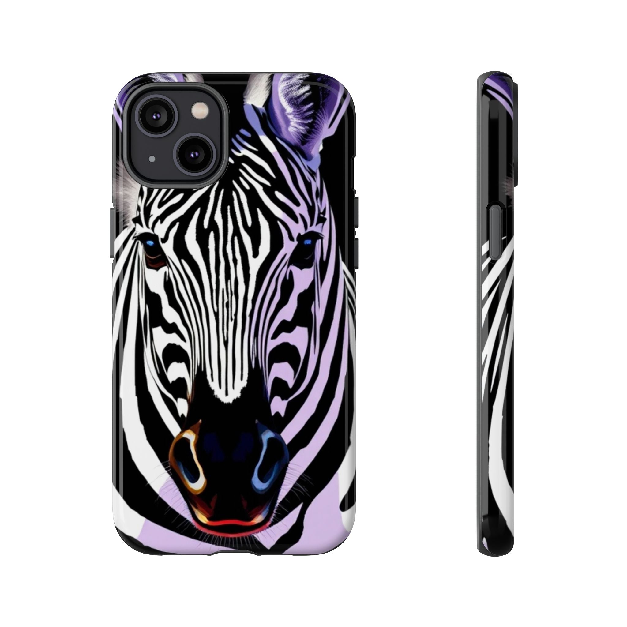 Android OR iPhone Compatible Cases - Zebra Design - Unique Tough Cases