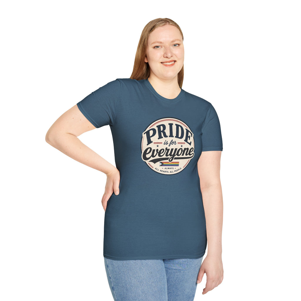 Pride Is for Everyone T-Shirt — Inclusive Retro Pride Tee