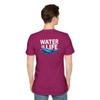 Water is Life Unisex T-Shirt | Eco-Friendly Tee for Environmentalists, Beach Lovers, Awareness Campaigns, Gifting