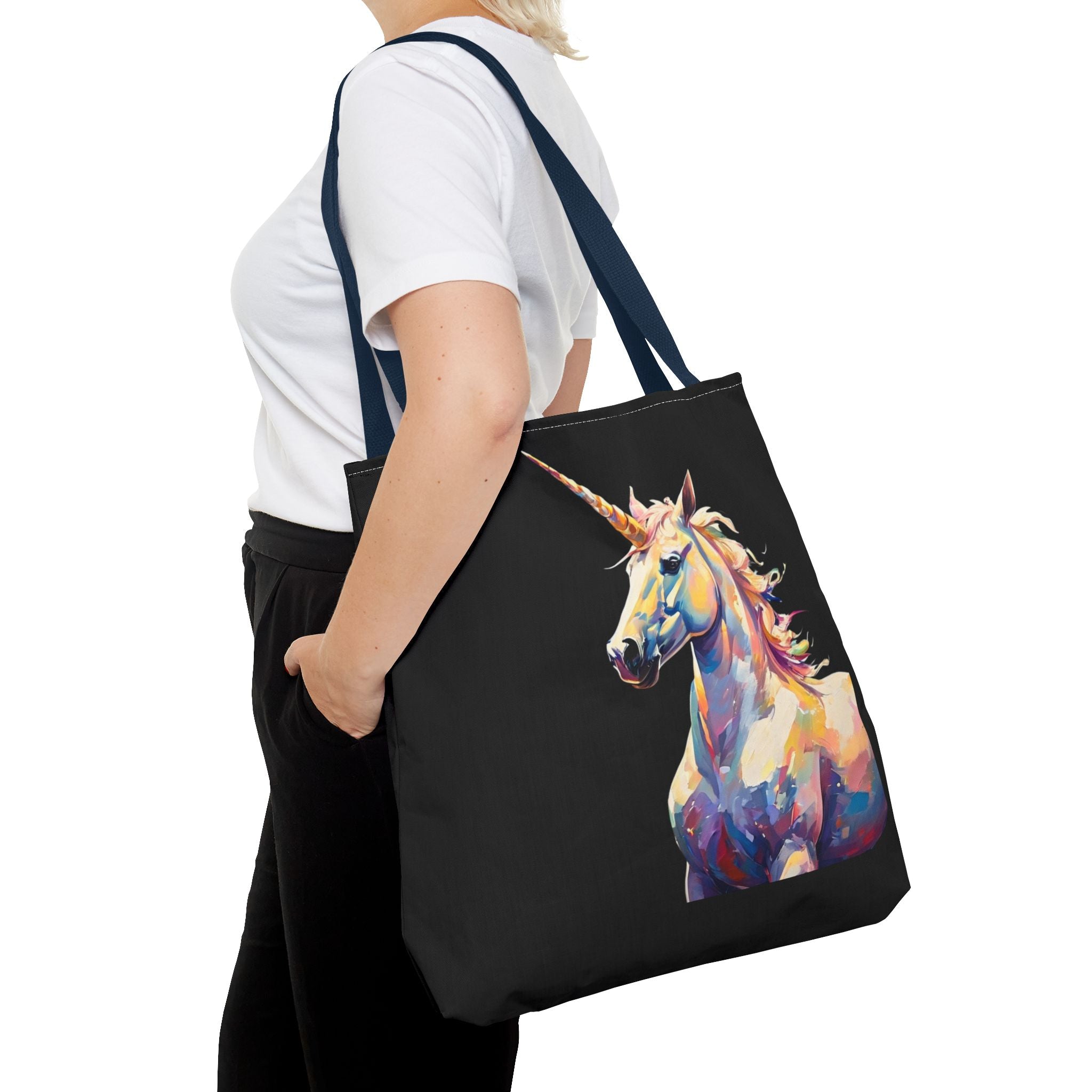 Watercolor Unicorn Tote Bag
