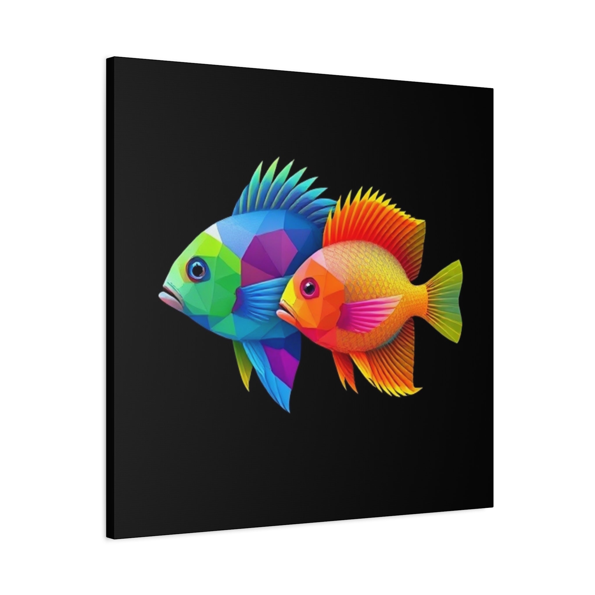Colorful Fish Canvas Art - Vibrant Wall Decor for Aquatic Lovers
