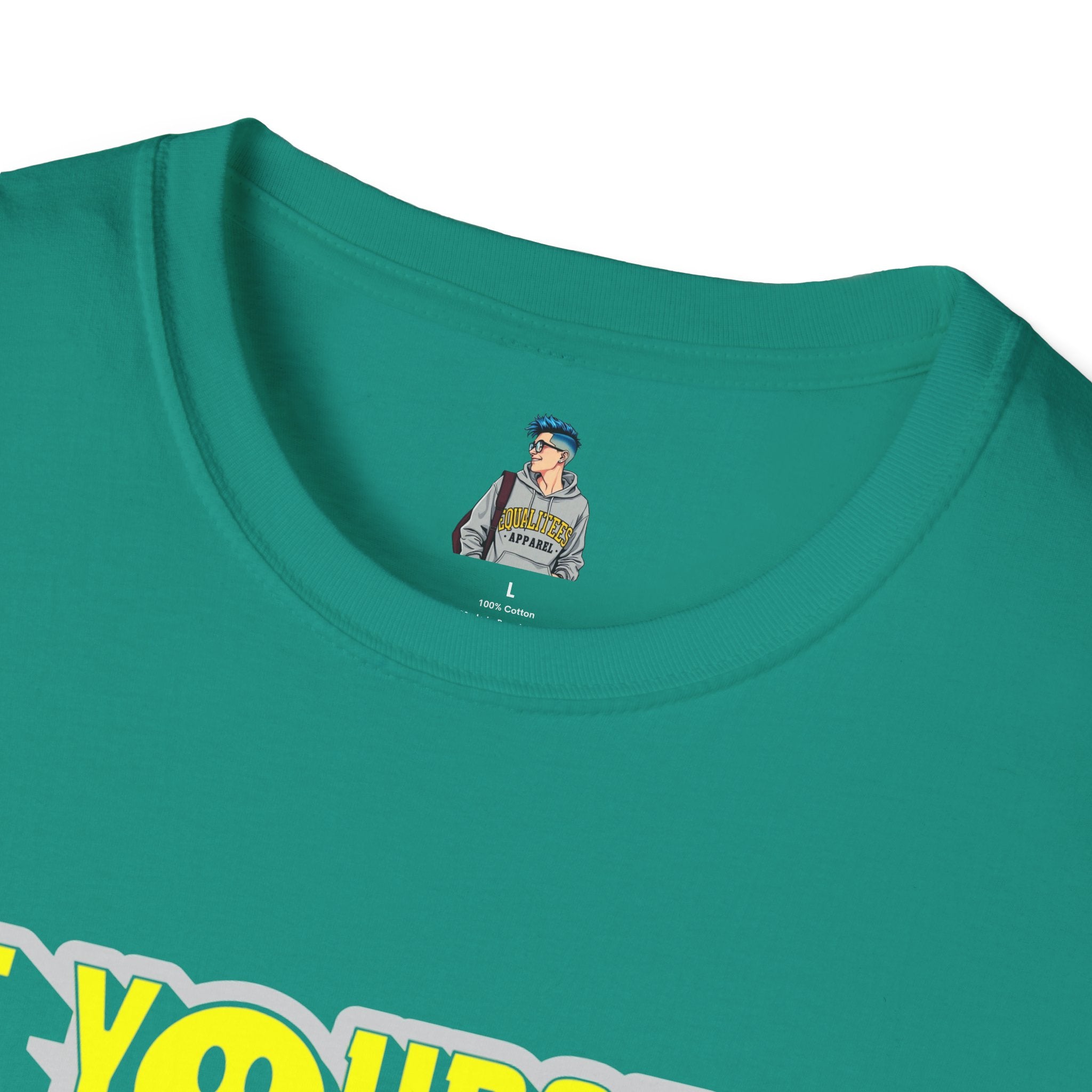 Be Yourself Smiley Unisex Softstyle T-Shirt