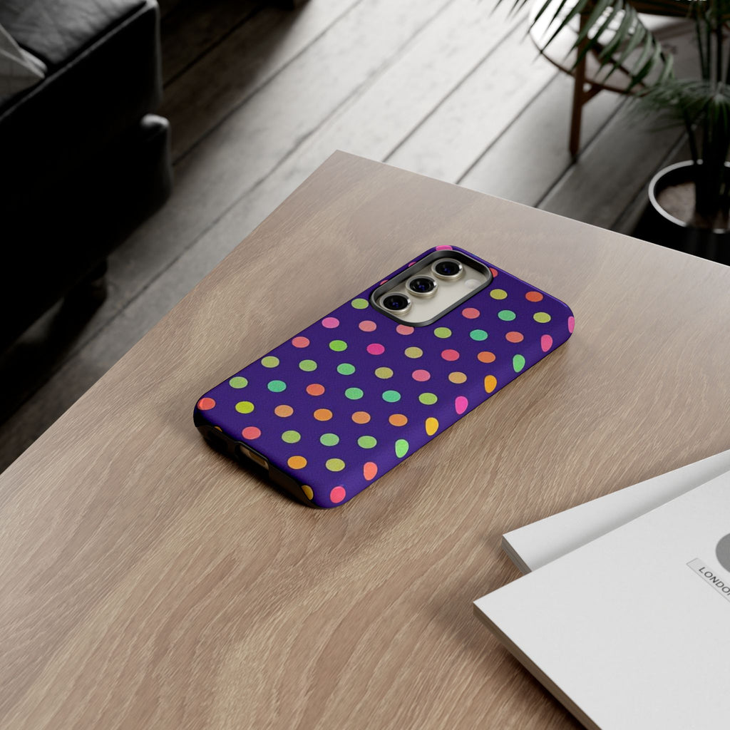 Colorful Polka-Dot Tough Case for Android