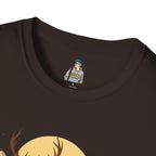 Mountain Sunset Deer Unisex Softstyle T-Shirt