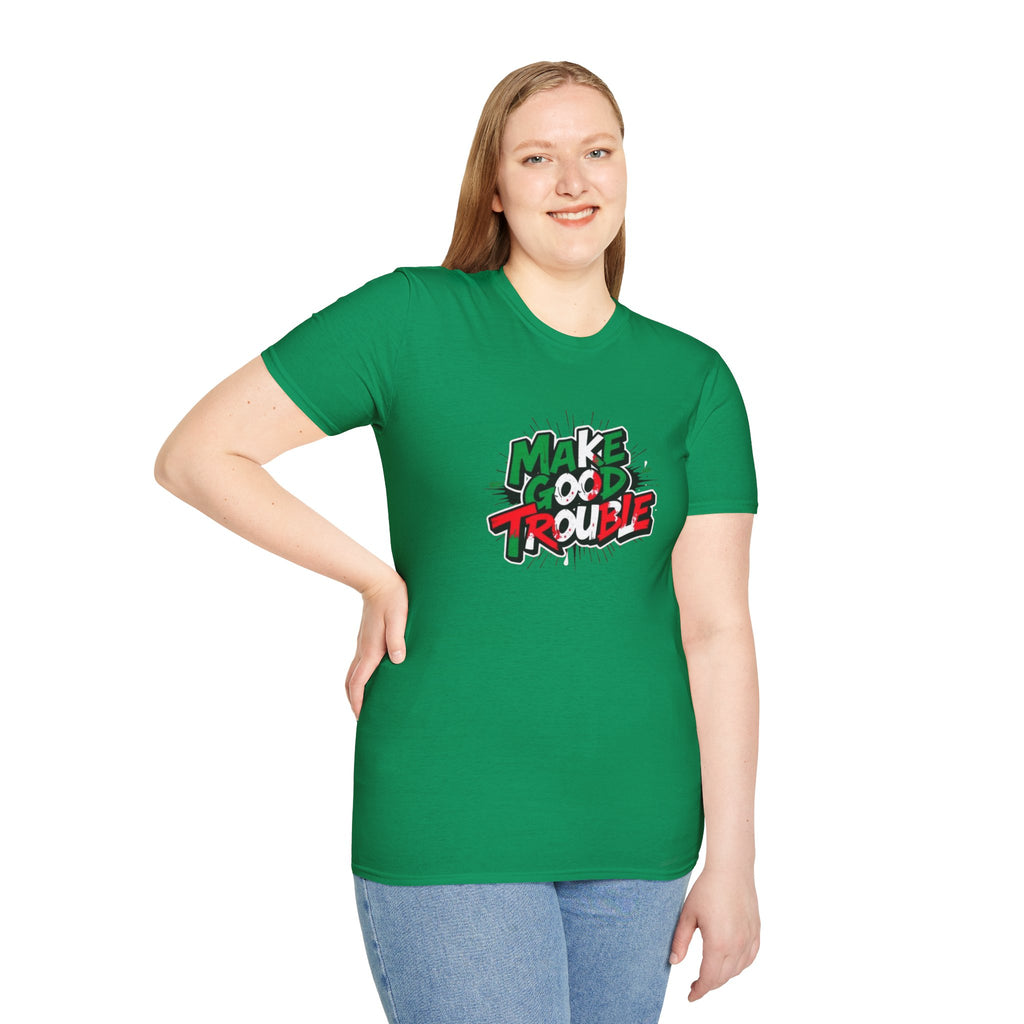 Make Good Trouble T-shirt  Fun Graphic Tee for Activists & Trendsetters
