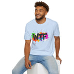 WTF Color Splash T-Shirt — Bold Rainbow Graphic Tee