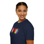 Rainbow Sunglasses Unisex t-shirt