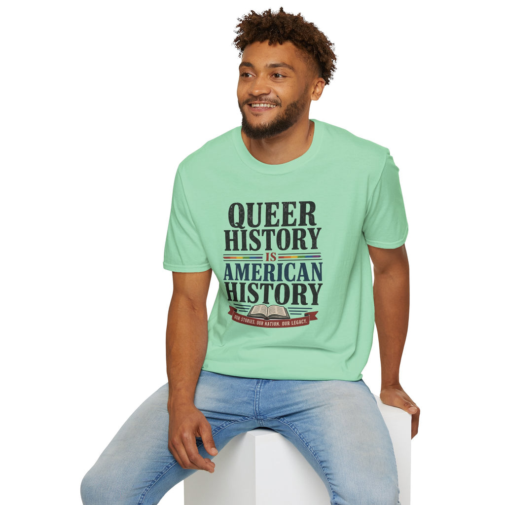 Queer History Is American — Graphic T-Shirt