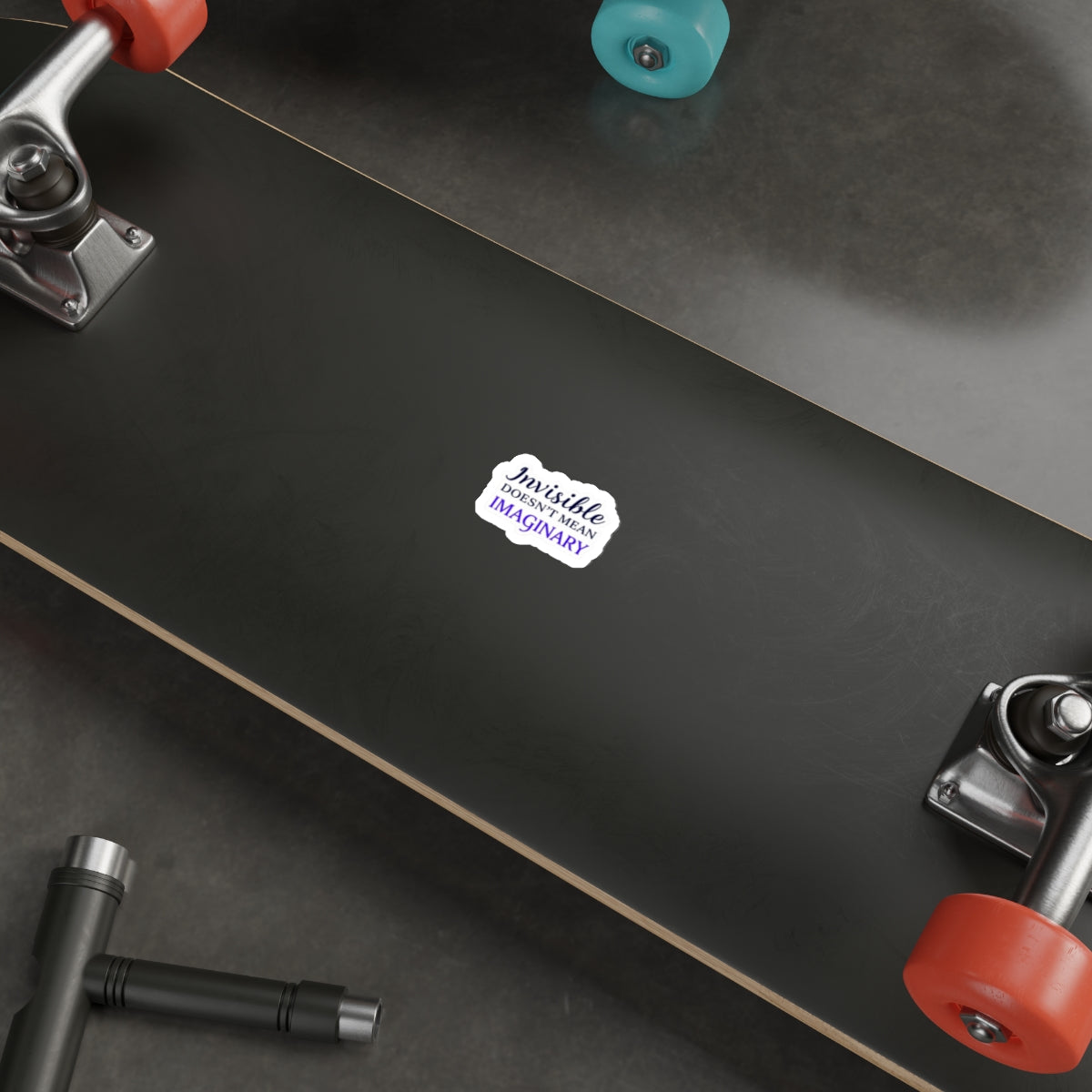 Die-Cut Stickers - INVISIBLE DOESN'T MEAN IMAGINARY