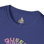Unisex Softstyle T-Shirt - Queer Rights Are Human Rights Statement Tee