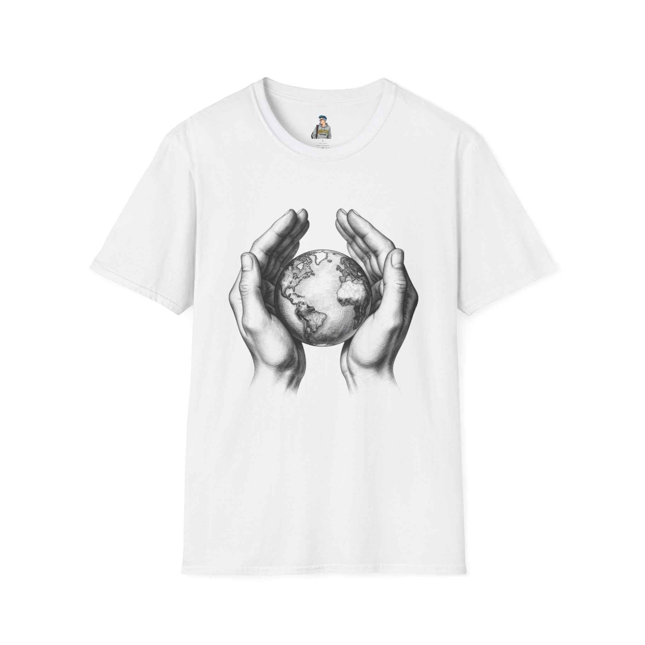 Earth in Your Hands T-Shirt — Protect the Planet Graphic Tee