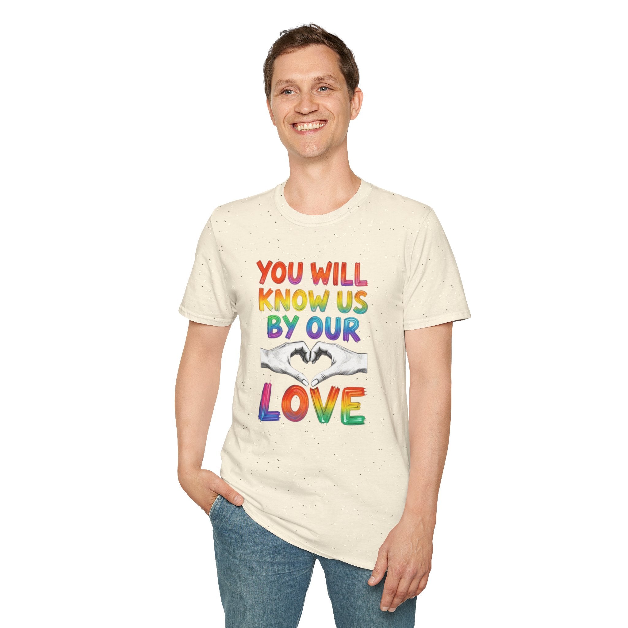 You Will Know Us By Our Love T-Shirt — Queer Inclusion Pride Tee