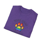 Free Bear Hugs Rainbow Paw T-Shirt