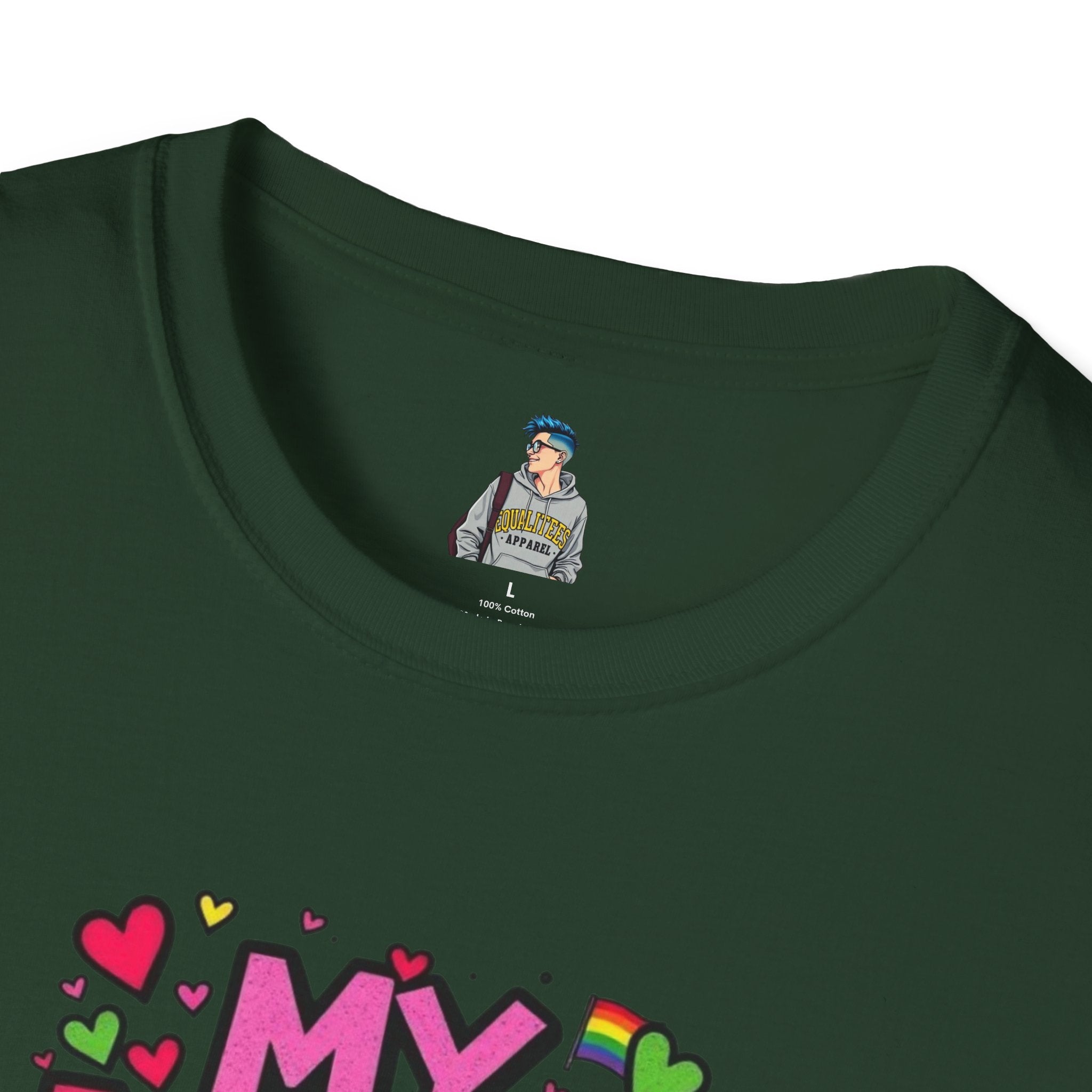 My Love Is No Different Than Yours Unisex Softstyle T-Shirt - Colorful & Fun Graphic Tee