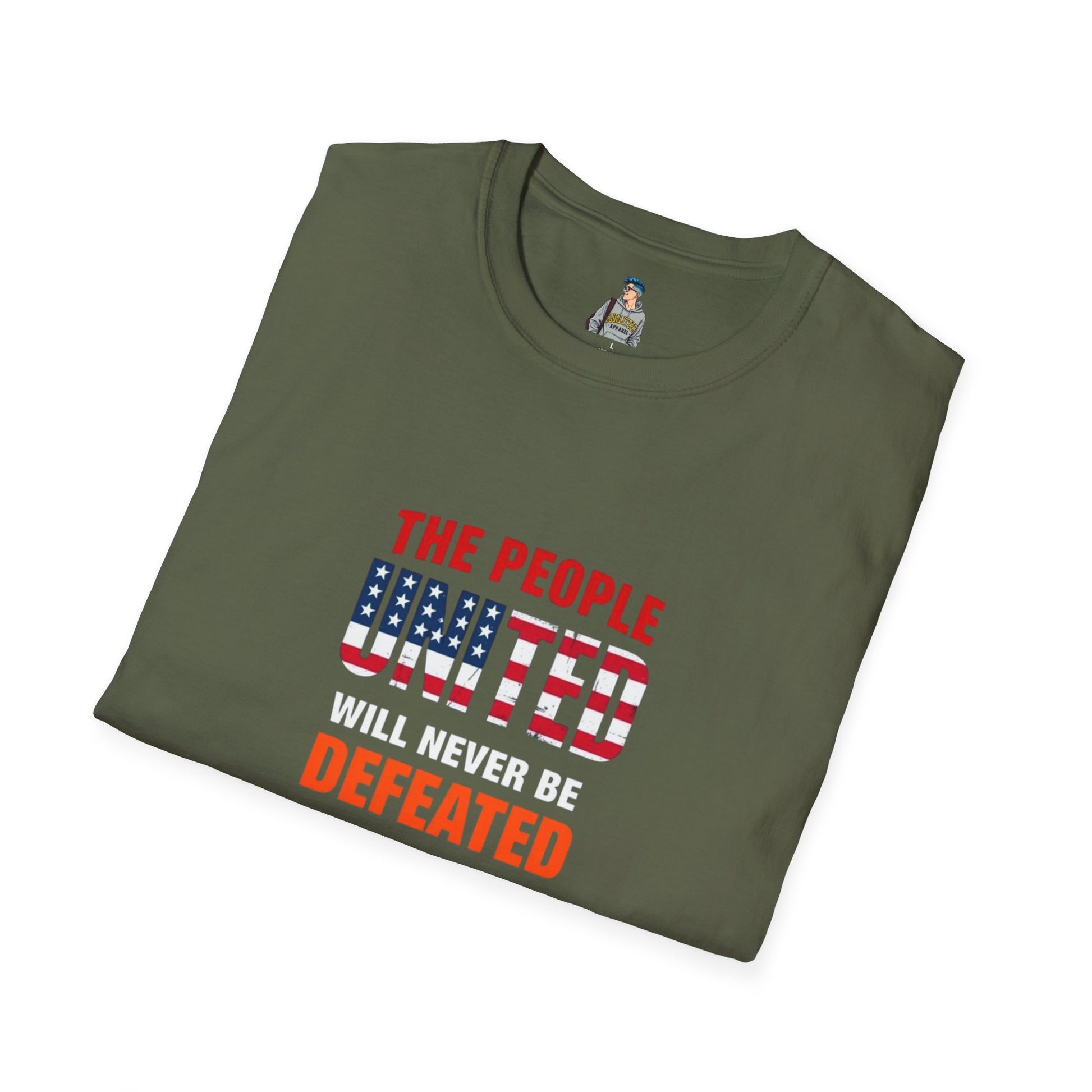 Unisex Softstyle T-Shirt - 'The People United' & 'MAGA Values Are NOT American Values' Graphic Tee
